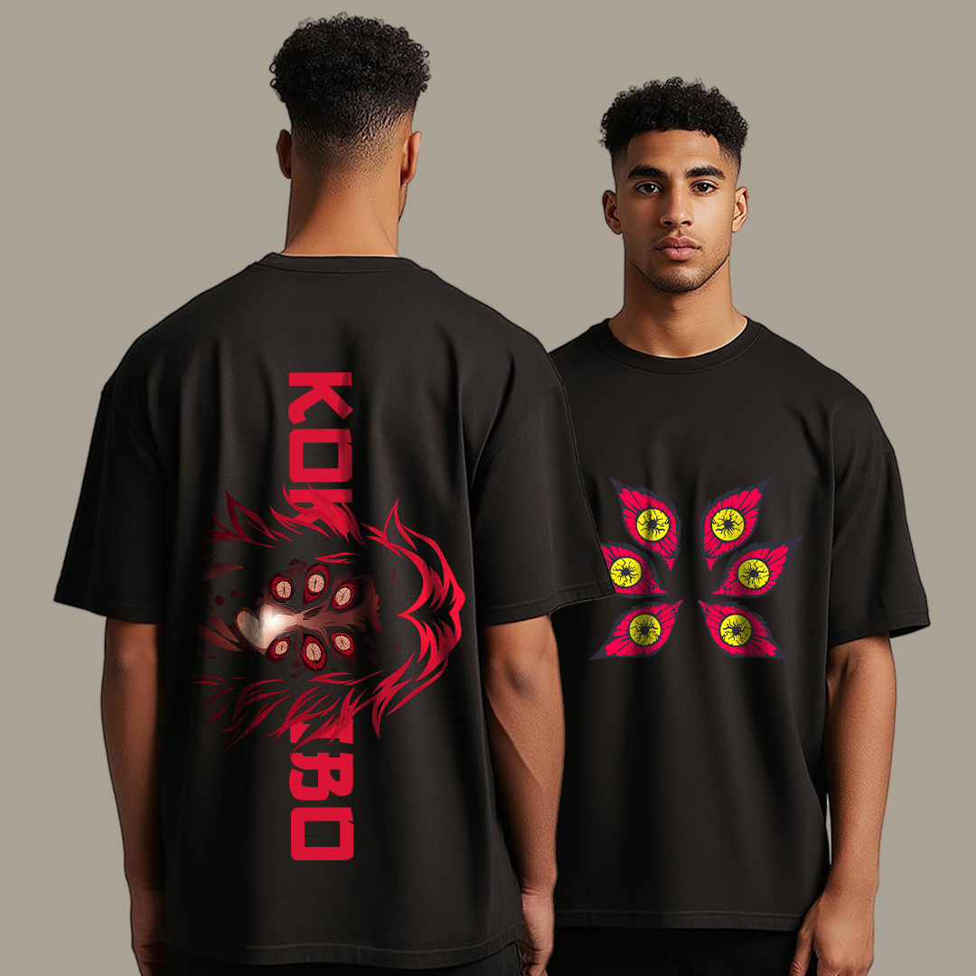Kokushibo Oversize Black T-Shirt
