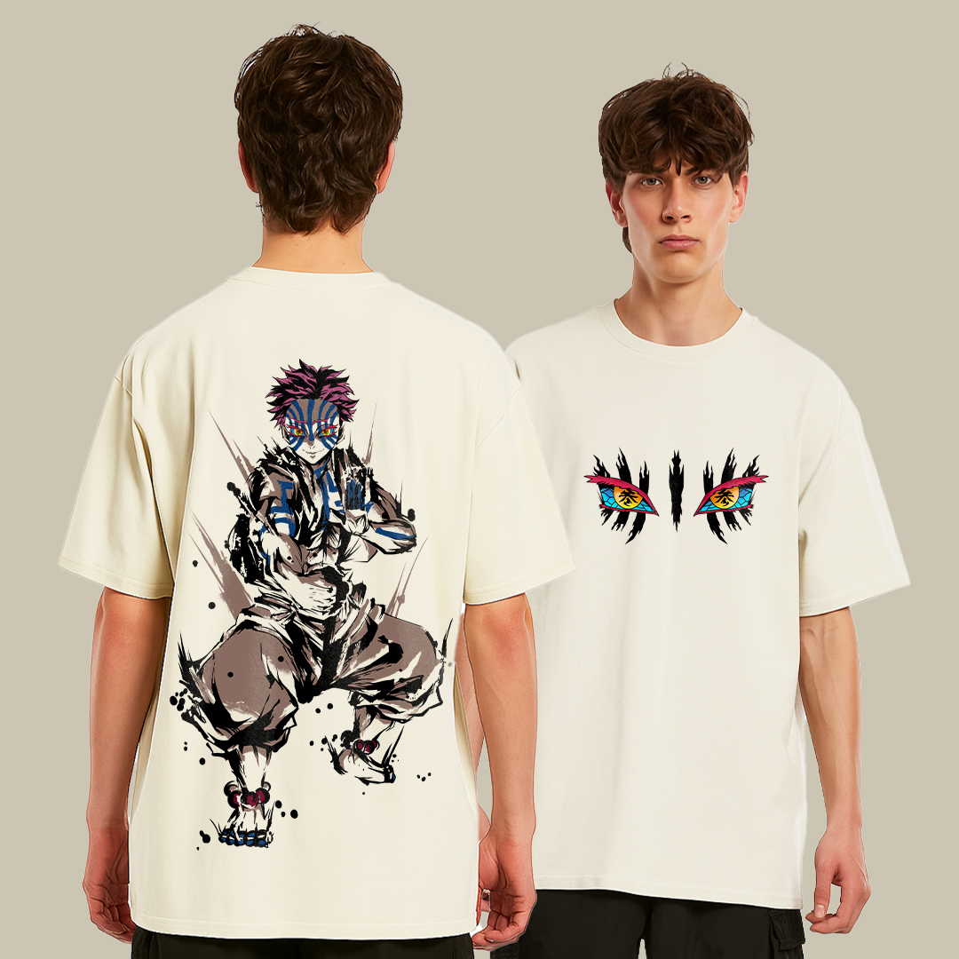 Akaza Oversize Black T-Shirt