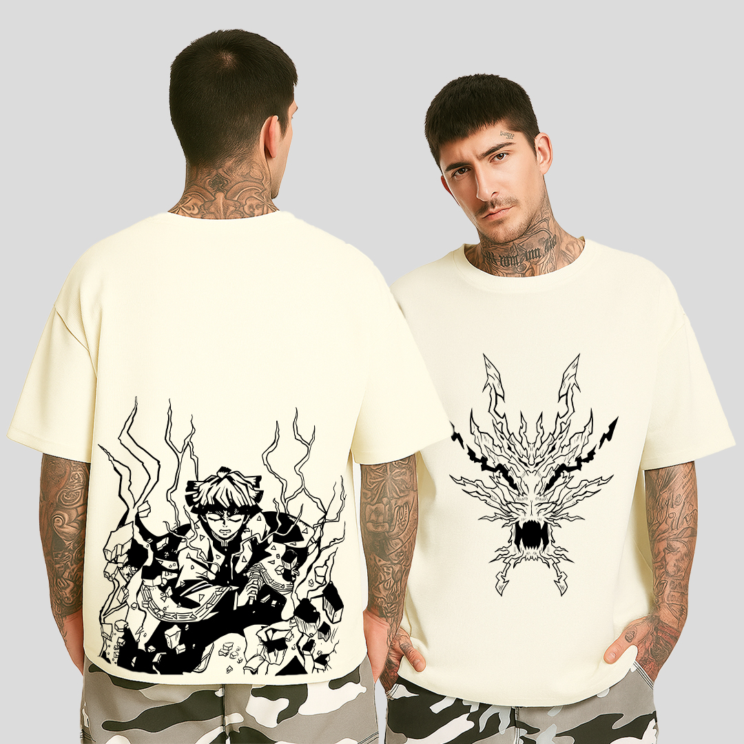 Zeni Oversize Black T-Shirt